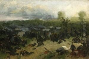 Nach Der Schlacht. by Jozef Von Brandt