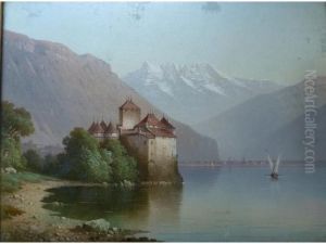 'lake Tergensee With Schloss In The Foreground