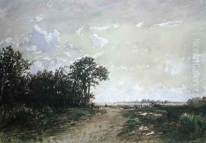The Forest of Fontainebleau, near Barbizon by Felix Ziem