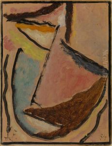 Meditation (kleiner Abstrakter Kopf) by Alexei Jawlensky