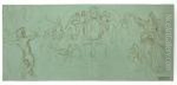 Huldigungsblatt Fur Konig Maximilian Ii. Von Bayern Aus Anlass Seines 50. Geburtstages - view 1