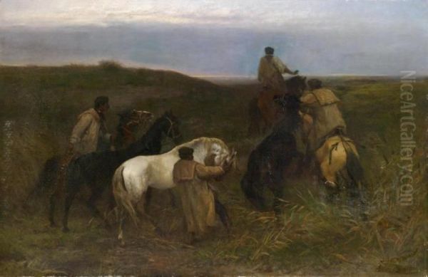 Herdsmen In An Open Landscape - view 1