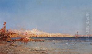View of Constantinople by Felix Ziem