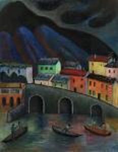Nighttime Fishing In Ascona by Marianne von Werefkin