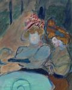 Two Women In A Street Cafe Two Women In A Street Cafe