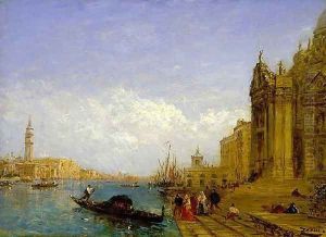 Venetian Scene 2 by Felix Ziem