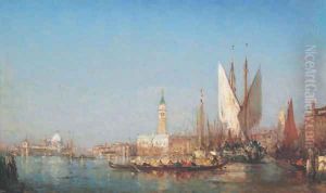 Le Grand Canal à Venise by Felix Ziem