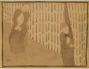 L'intrus (scene D'interieur):
Drawing For The Program Of Maurice Maeterlintz's 'l'intrus' by Jean-Edouard Vuillard