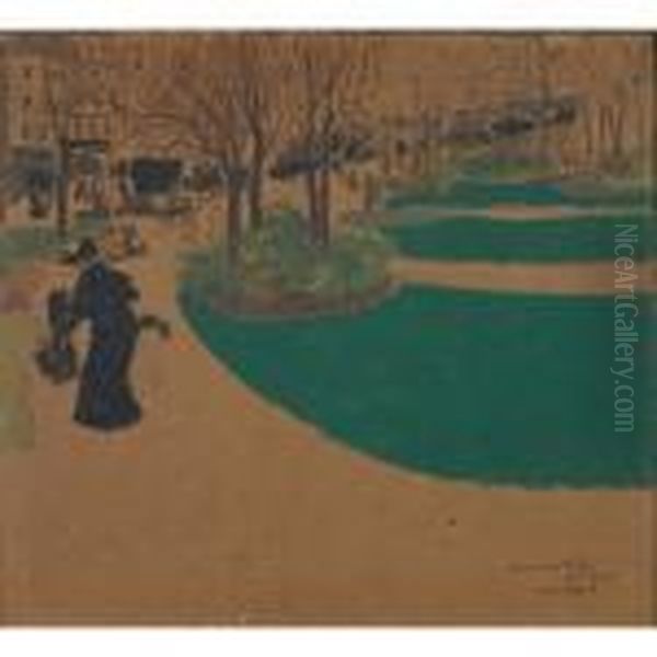 Fashionable Lady, Square Des Batignolles - view 1