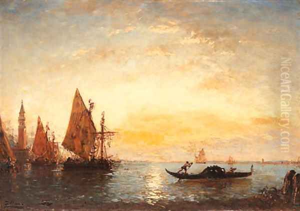Sunrise over Venice - view 1