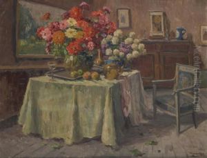 Interieur Fleuri by Victor Wagemaekers