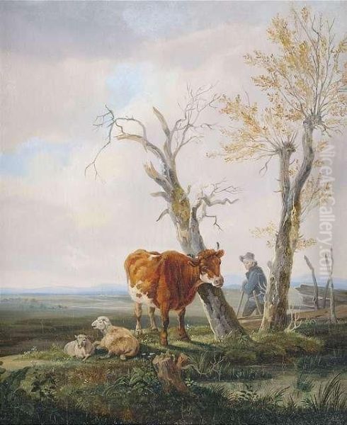 Weite Landschaft Mit Hirte Und Vieh - view 1