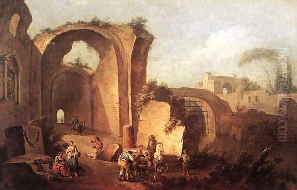 Landscape with Ruins and Archway 1730 - view 1