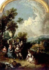 An Open Air Concert by Giuseppe Zais