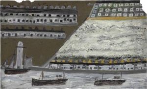Ships And Lighthouse, Houses