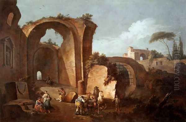 Landscape with Ruins and Archway - view 1