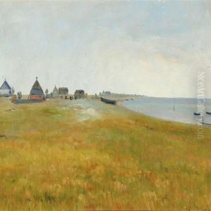 Coastal Scenery With Houses