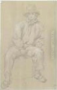 Portrait Study Of A Sailor by James Ward