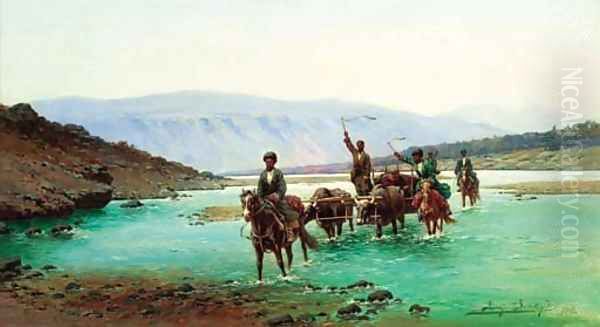 Caucasian Foothills - the Ford - view 1