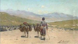 A Caucasian on the way to market by Richard Karlovich Zommer