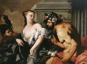 Hercules and Omphale by Antonio Zanchi