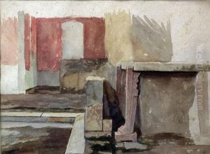 Interior At Pompeii by John William Waterhouse