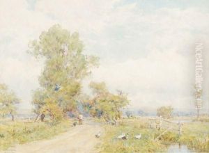 A Road Near Arundel by Ernest Albert Waterlow