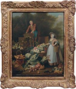 La Marchande De Legumes by Francois Louis Joseph Watteau