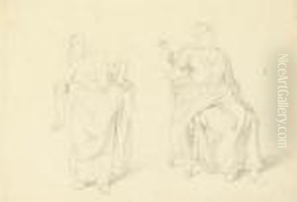 Two Women, One Seated - view 1