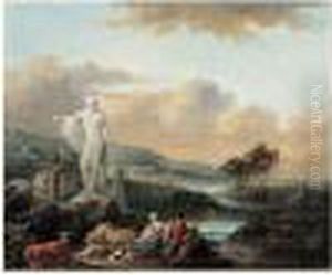 Scene Pastorale Avec L'apollon Du Belvedere Scene Pastorale Avec L'apollon Du Belvedere