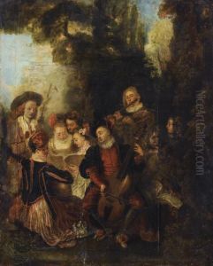 Le Concert Champetre by Jean-Antoine Watteau