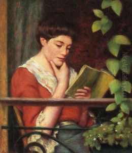 Reading by a Window by Federigo Zandomeneghi