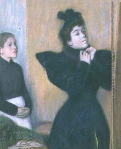 Preparing to To Out, 1894 by Federigo Zandomeneghi