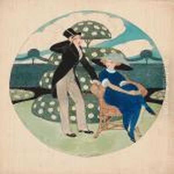 A Flirtatious Couple - view 1