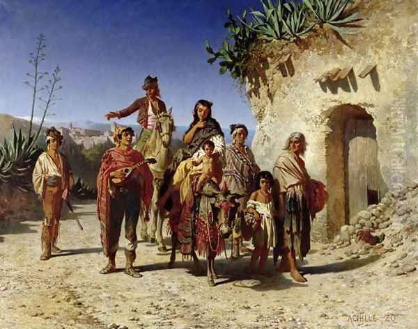 A Gypsy Family on the Road, c.1861 - view 1