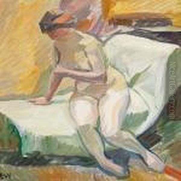 Seated Model - view 1