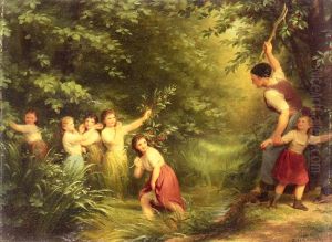 The Cherry Thieves by Fritz Zuber-Buhler