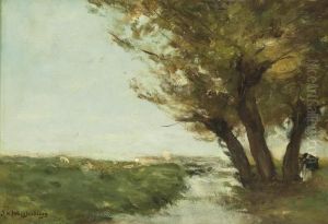 Under The Willow Trees by Jan Hendrik Weissenbruch
