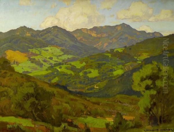 Converging Fields (mountains Of Malibu) - view 1