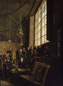 Interior of the School of Fine Arts in Warsaw by Marcin Zaleski