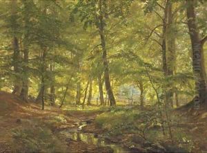 The sunlit glade by Christian Zacho