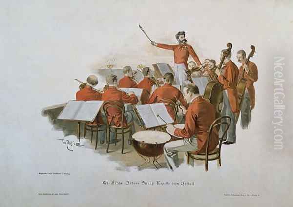 The Johann Strauss Orchestra at a Court Ball - view 1