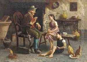An attentive audience by Jules Zermati