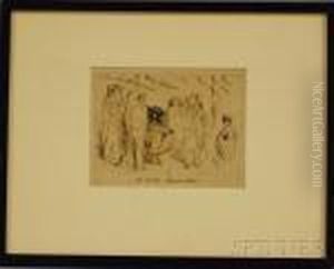 The Title To The French Set by James Abbott McNeill Whistler