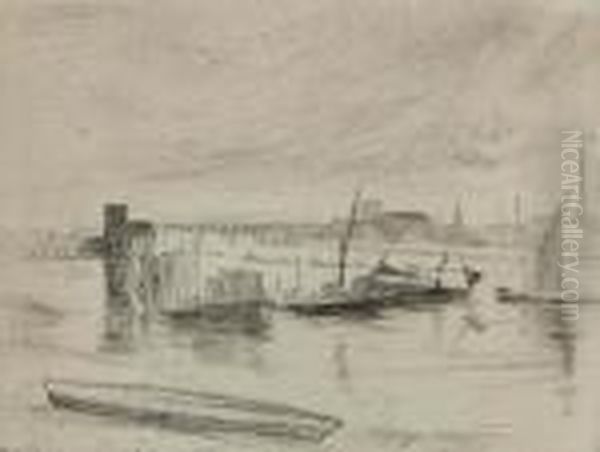 Early Morning, Battersea, From Sixteen Etchings - view 1