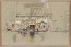 White And Pink (the Palace) by James Abbott McNeill Whistler