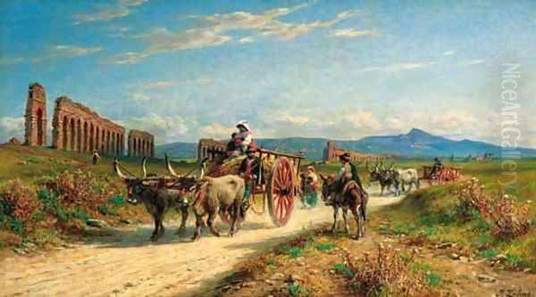 In the Roman campagna - view 1