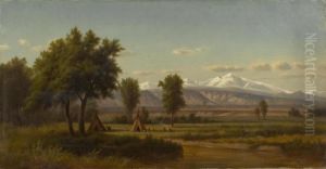 Indian Encampment On The Platte River, Colorado