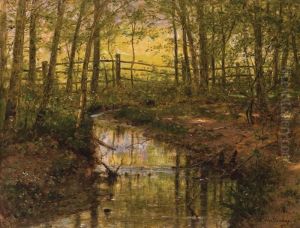 Landscape With Brook by Thomas Worthington Whittredge
