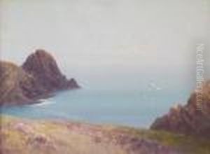 Mullion Cove, The Lizard, Cornwall by Frederick John Widgery